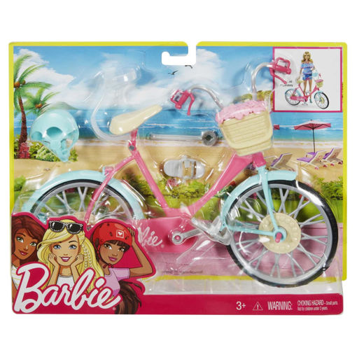 Picture of Barbie Bicycle with Flower Basket